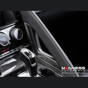 Jaguar F-Type Interior Trim - Carbon Fiber - Center Console Side Trim Kit